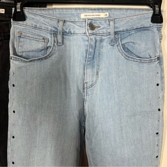 Levi’s Womens Lot of 2 Skinny High Rise Stretch Denim Jeans Size 28 - Picture 2 of 15